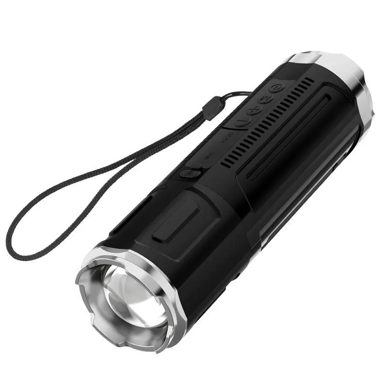SY-322 Multifunctional Wireless Stereo Speaker with LED Flashlight