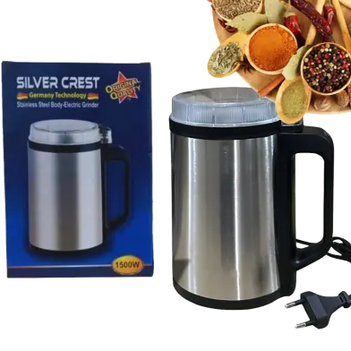 Silver Crest Stainless Steel Body Electric Mini Grinder 1500W (Germany Technology)